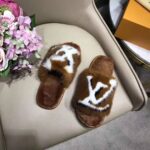 Louis Vuitton LV Women Homey Flat Mule in Mink Fur-Brown – Image 5
