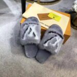 Louis Vuitton LV Women Homey Flat Mule in Mink Fur-Grey - immagine 5
