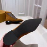 Louis Vuitton LV Women Jumble Flat Ankle Boot in Suede Calf Leather and Patent Monogram Canvas-Brown - Image 9