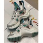 Louis Vuitton LV Women LV Archlight Sneaker in Leather and Technical Fabrics-Aqua - Image 3