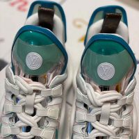 Louis Vuitton LV Women LV Archlight Sneaker in Leather and Technical Fabrics-Aqua (1)