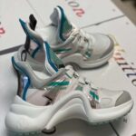 Louis Vuitton LV Women LV Archlight Sneaker in Leather and Technical Fabrics-Aqua - Image 4