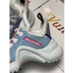 Louis Vuitton LV Women LV Archlight Sneaker in Leather and Technical Fabrics-Blue – Image 11