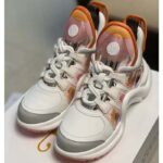 Louis Vuitton LV Women LV Archlight Sneaker in Leather and Technical Fabrics-Orange - Imagen 4