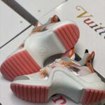 Louis Vuitton LV Women LV Archlight Sneaker in Leather and Technical Fabrics-Orange - Imagen 6