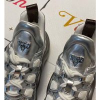 Louis Vuitton LV Women LV Archlight Sneaker in Leather and Technical Fabrics-Silver (1)