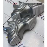 Louis Vuitton LV Women LV Archlight Sneaker in Leather and Technical Fabrics-Silver - Image 5