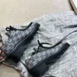 Louis Vuitton LV Women LV Beaubourg Platform Derby in Calf Leather and Monogram LV Pop-Printed Canvas - Image 2