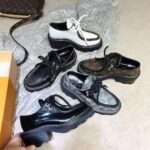 Louis Vuitton LV Women LV Beaubourg Platform Derby in Calf Leather and Monogram LV Pop-Printed Canvas - Image 8