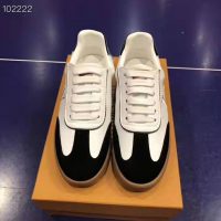 Louis Vuitton LV Women LV Frontrow Sneaker in Calf Leather and Suede Calf Leather-Black (1)