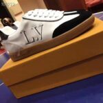 Louis Vuitton LV Women LV Frontrow Sneaker in Calf Leather and Suede Calf Leather-Black - Bild 2