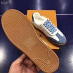 Louis Vuitton LV Women LV Frontrow Sneaker in Calf Leather and Suede Calf Leather-Blue - Image 10