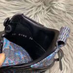 Louis Vuitton LV Women Laureate Platform Desert Boot in Calf Leather with Monogram Canvas-Blue – Image 9