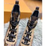 Louis Vuitton LV Women Laureate Platform Desert Boot in Soft Suede Calf Leather with Monogram Canvas-Sandy – Bild 8