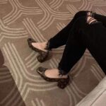 Louis Vuitton LV Women Madeleine Pump in Patent Monogram Canvas and Leather 7.5 cm Heel-Brown - Image 9