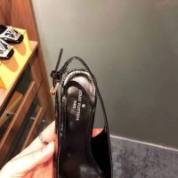 Louis Vuitton LV Women Madeleine Slingback Pump in Patent Calf Leather-Black (1)