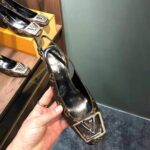 Louis Vuitton LV Women Madeleine Slingback Pump in Patent Monogram Canvas-Brown - Image 7