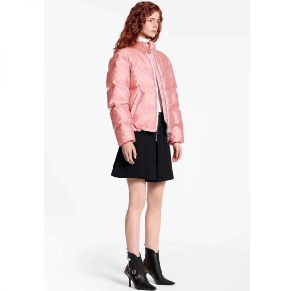 Louis Vuitton LV Women Short Down Jacket in Regular Fit-Pink (6)