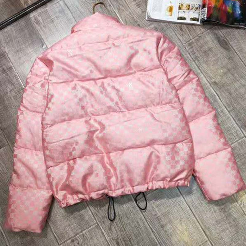 Louis Vuitton Women's Pink Polyester Short Down Jacket 1A5IBC