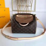 Louis Vuitton LV Women Speedy 25 Bag in Monogram Coated Canvas-Brown - Imagen 6