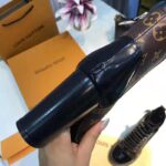 Louis Vuitton LV Women Star Trail Ankle Boot in Black Calf Leather with Monogram Canvas-Brown – Image 15