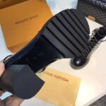 Louis Vuitton LV Women Star Trail Ankle Boot in Supple Black Calf Leather with Monogram Canvas-Black – Image 7