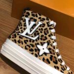Louis Vuitton LV Women Stellar Sneaker Boot in Pony-Styled Calf Leather-Brown - immagine 8