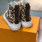 Louis Vuitton LV Women Stellar Sneaker Boot in Pony-Styled Calf Leather-Brown - immagine 4