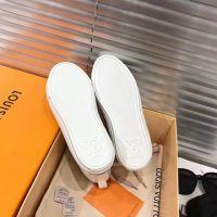 Louis Vuitton LV Women Stellar Sneaker Boot in Soft White Calfskin Leather (1)