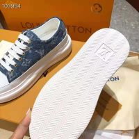 Louis Vuitton LV Women Stellar Sneaker in Blue Monogram Denim (1)