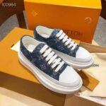 Louis Vuitton LV Women Stellar Sneaker in Blue Monogram Denim - Imagen 2