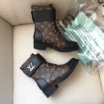 Louis Vuitton LV Women Wonderland Flat Ranger in Patent Monogram Canvas-Brown - Image 2