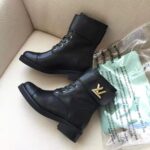 Louis Vuitton LV Women Wonderland Ranger Boot in Plain Calf Leather-Black - immagine 2