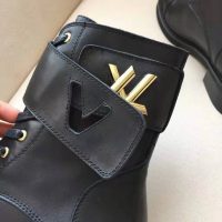 Louis Vuitton LV Women Wonderland Ranger Boot in Plain Calf Leather-Black (1)