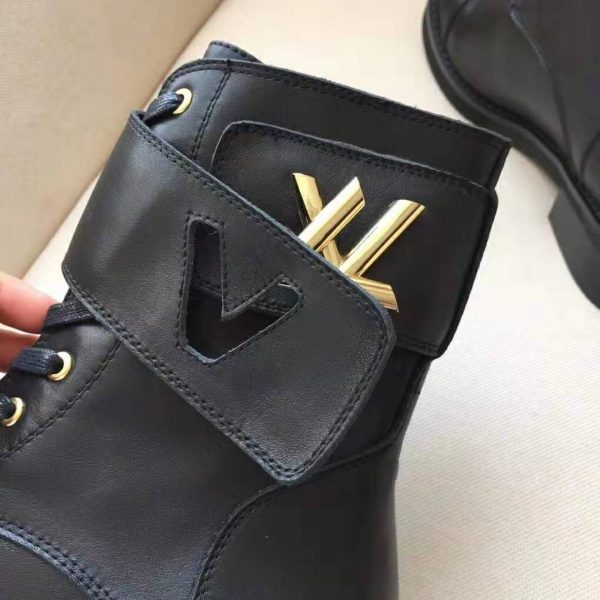 Louis Vuitton LV Women Wonderland Ranger Boot in Plain Calf Leather-Black (5)