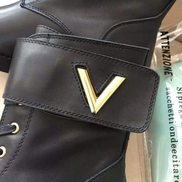 Louis Vuitton LV Women Wonderland Ranger Boot in Plain Calf Leather-Black (6)