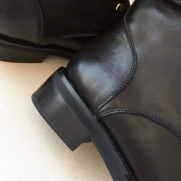 Louis Vuitton LV Women Wonderland Ranger Boot in Plain Calf Leather-Black (8)