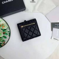 Chanel Women Classic Small Flap Wallet in Lambskin & Gold-Tone Metal-Black (1)