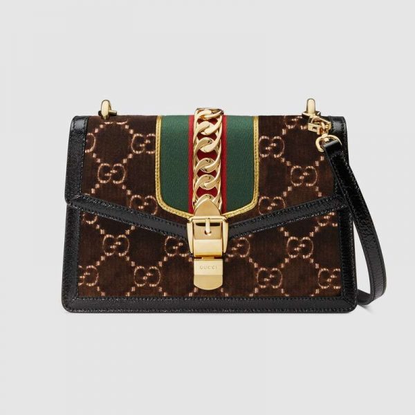 sylvie gg velvet mini bag