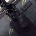 Gucci GG Men Gucci Bestiary Carry-On Duffle with Tigers in Black/Grey Soft GG Supreme – Bild 9