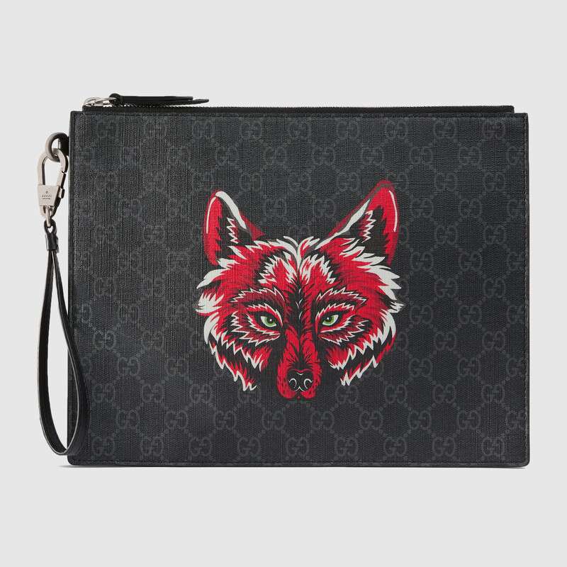 gucci wolf bag