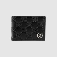 Gucci GG Men Gucci Signature Wallet in Black Gucci Signature Leather (1)