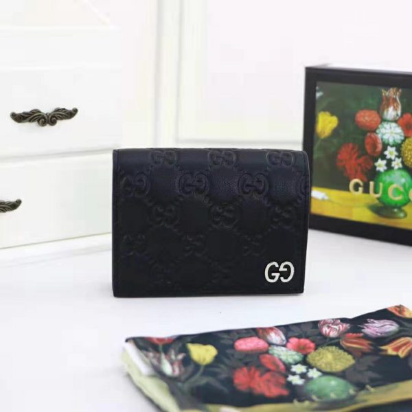 Gucci GG Men Gucci Signature Wallet in Black Gucci Signature Leather (3)