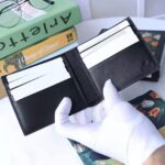 Gucci GG Men Gucci Signature Web Wallet in Black Gucci Signature Leather – Bild 6