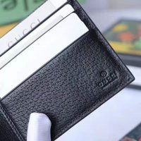 Gucci GG Men Gucci Stripe Leather Wallet in Black Leather (1)