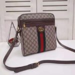Gucci GG Men Ophidia GG Small Messenger Bag in Beige/Ebony Soft GG Supreme Canvas - immagine 4