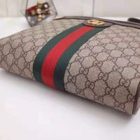 Gucci GG Men Ophidia GG Small Messenger Bag in BeigeEbony Soft GG Supreme Canvas (1)