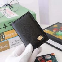 Gucci GG Men Soft Leather Passport Case in Black Soft Leather (1)