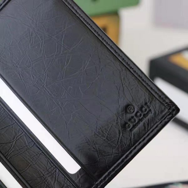 Gucci GG Men Soft Leather Passport Case in Black Soft Leather (6)
