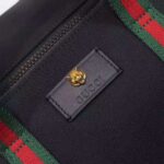 Gucci GG Men Technical Canvas Duffle in Black Technical Canvas - immagine 8